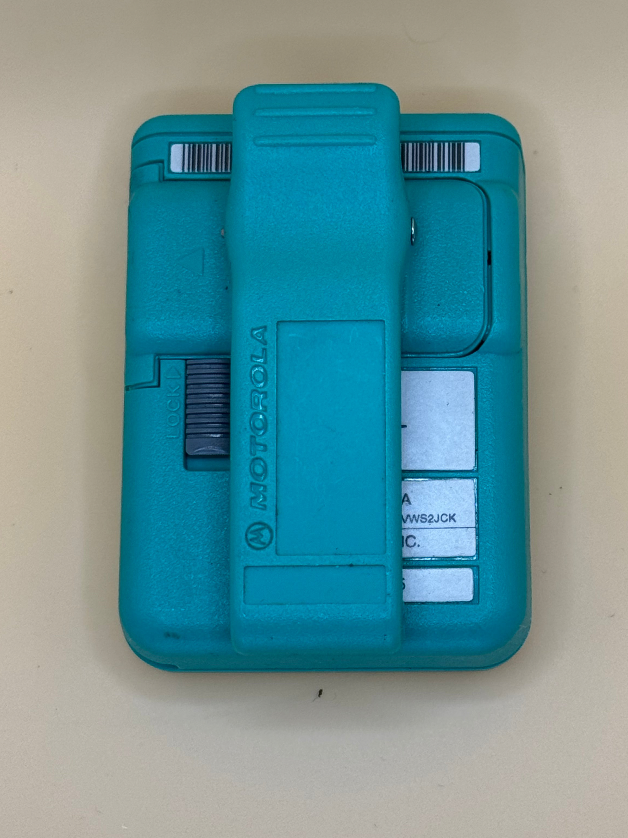 Vintage Motorola Pager: Teal Blue 90’s