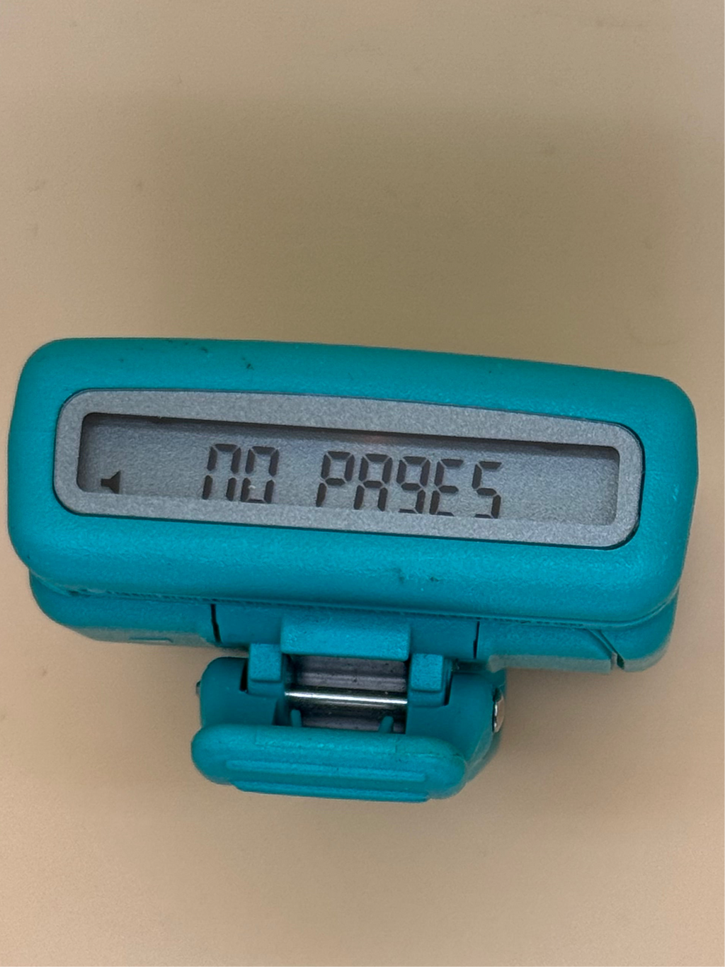 Vintage Motorola Pager: Teal Blue 90’s