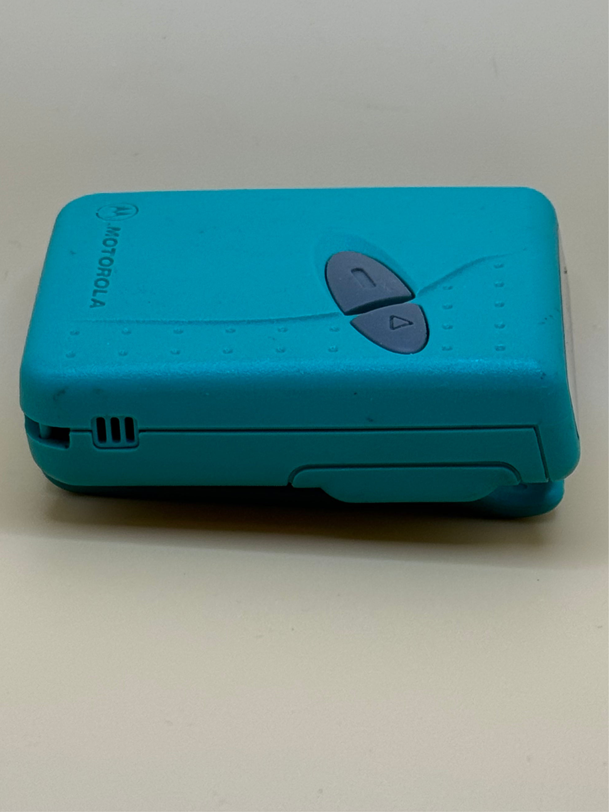 Vintage Motorola Pager: Teal Blue 90’s