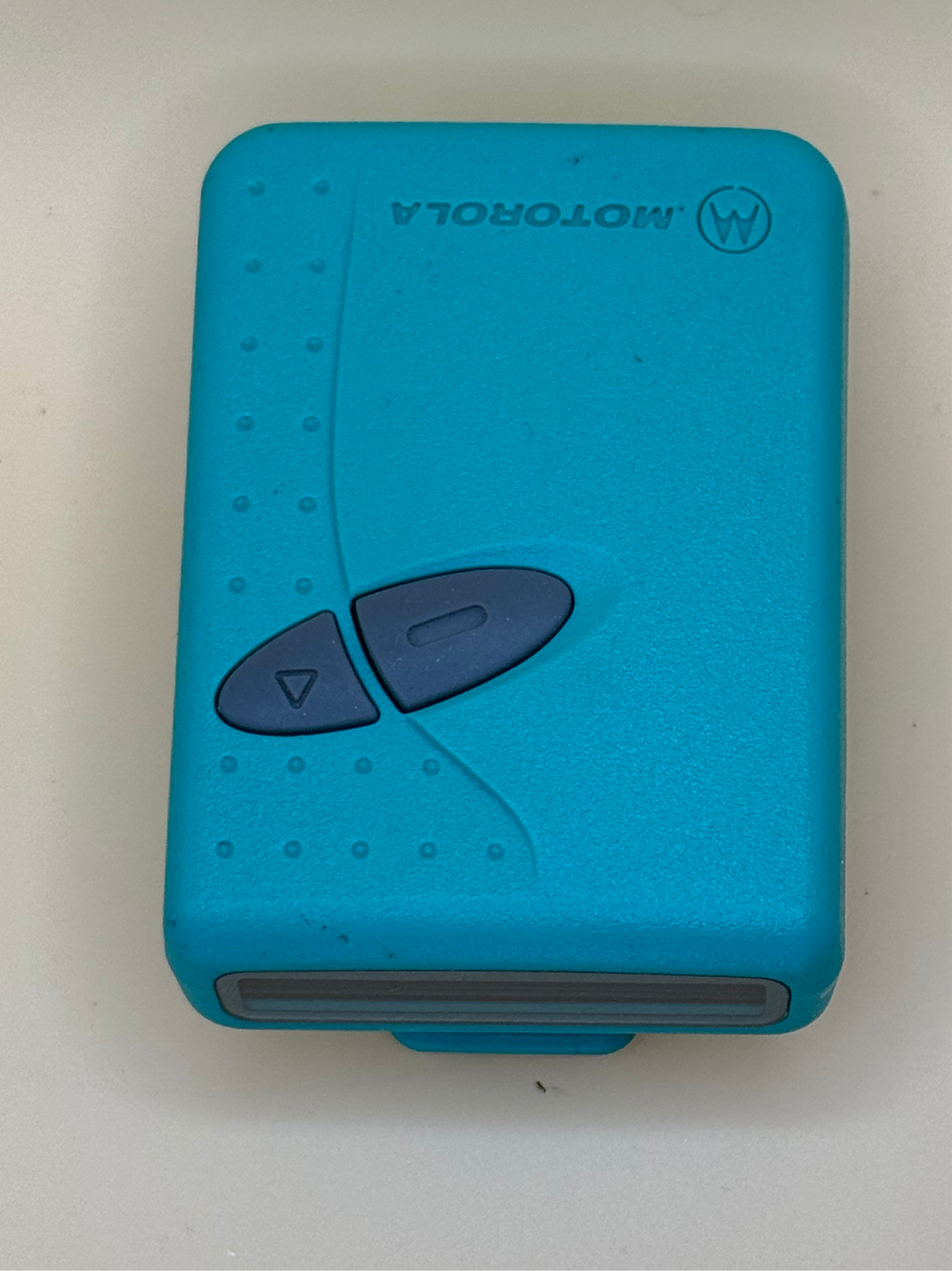 Vintage Motorola Pager: Teal Blue 90’s