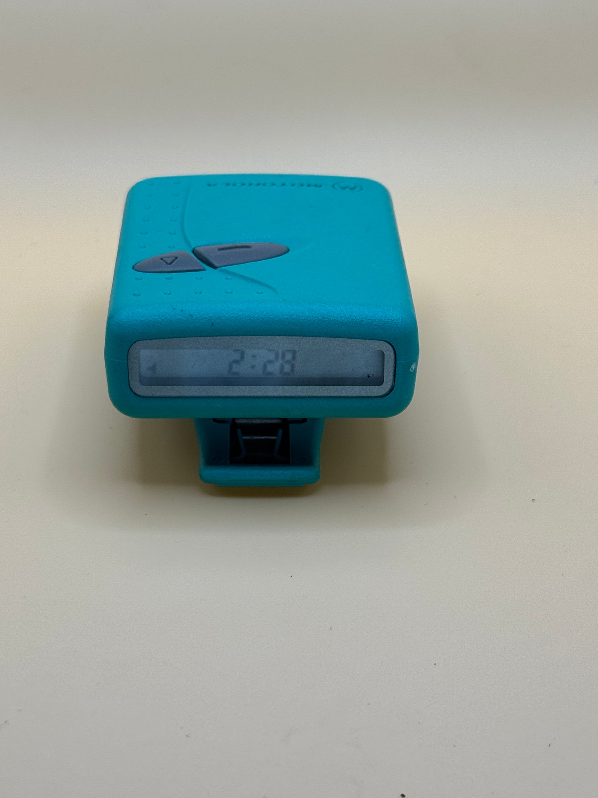 Vintage Motorola Pager: Teal Blue 90’s