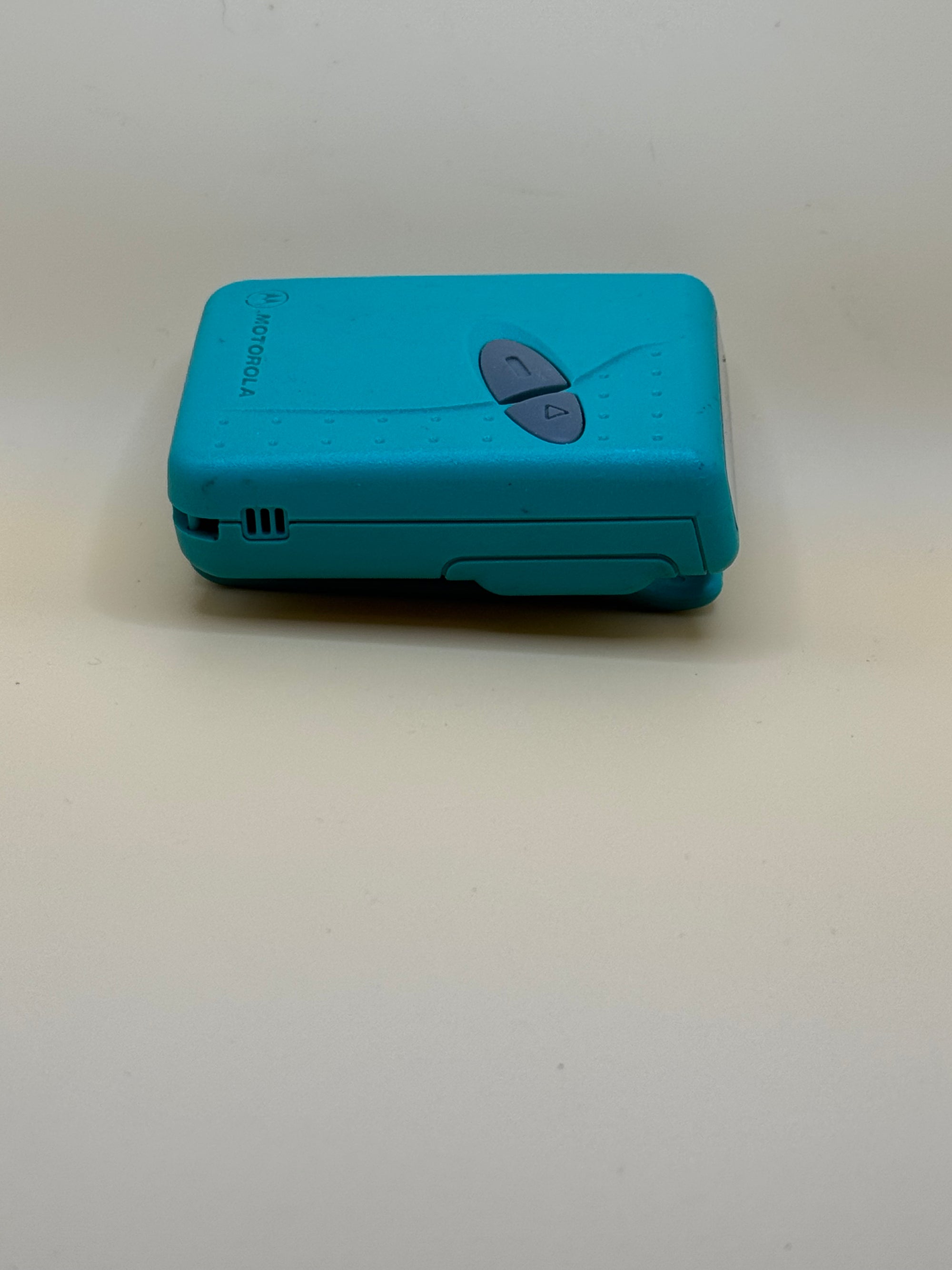 Vintage Motorola Pager: Teal Blue 90’s