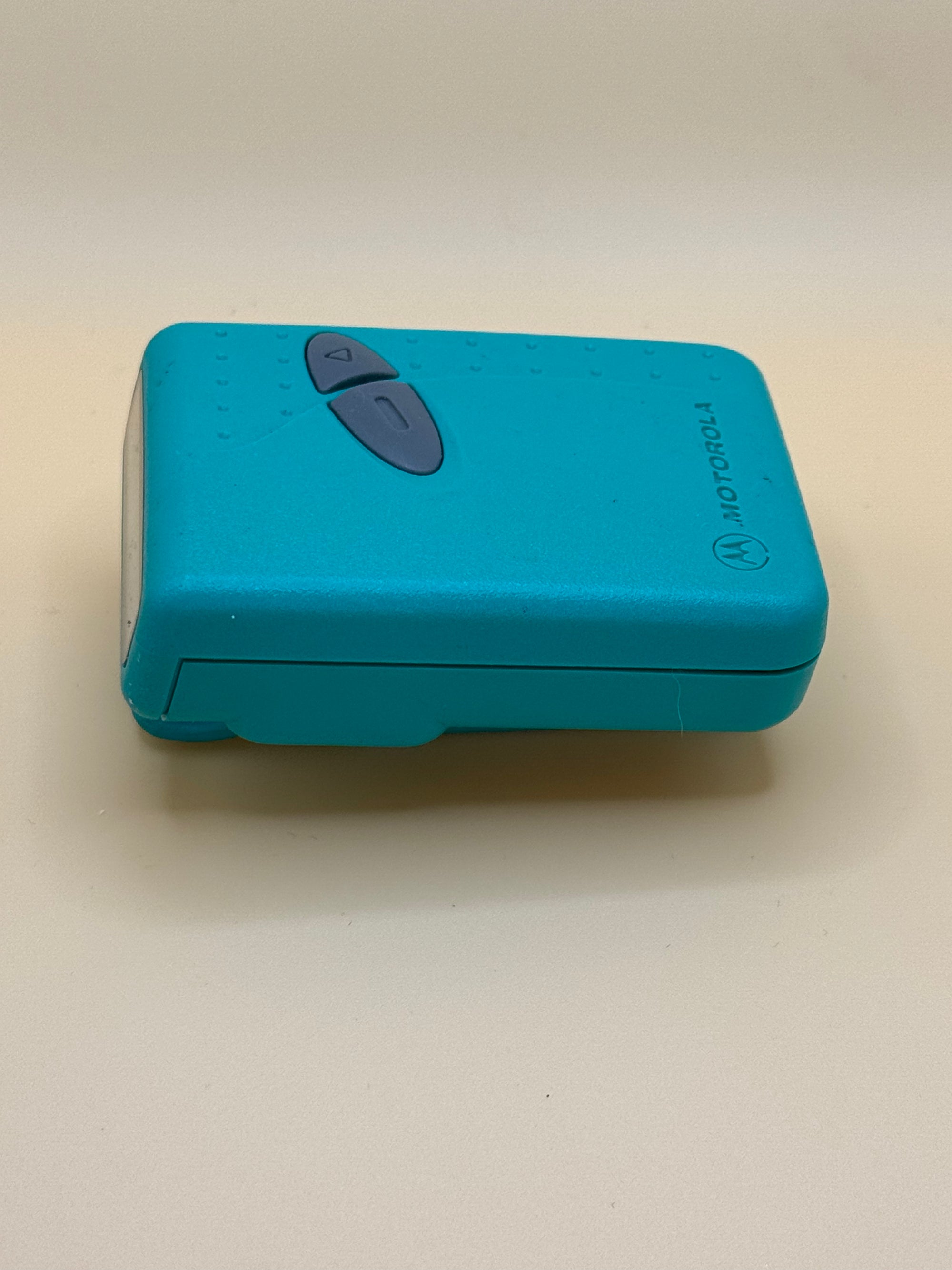 Vintage Motorola Pager: Teal Blue 90’s