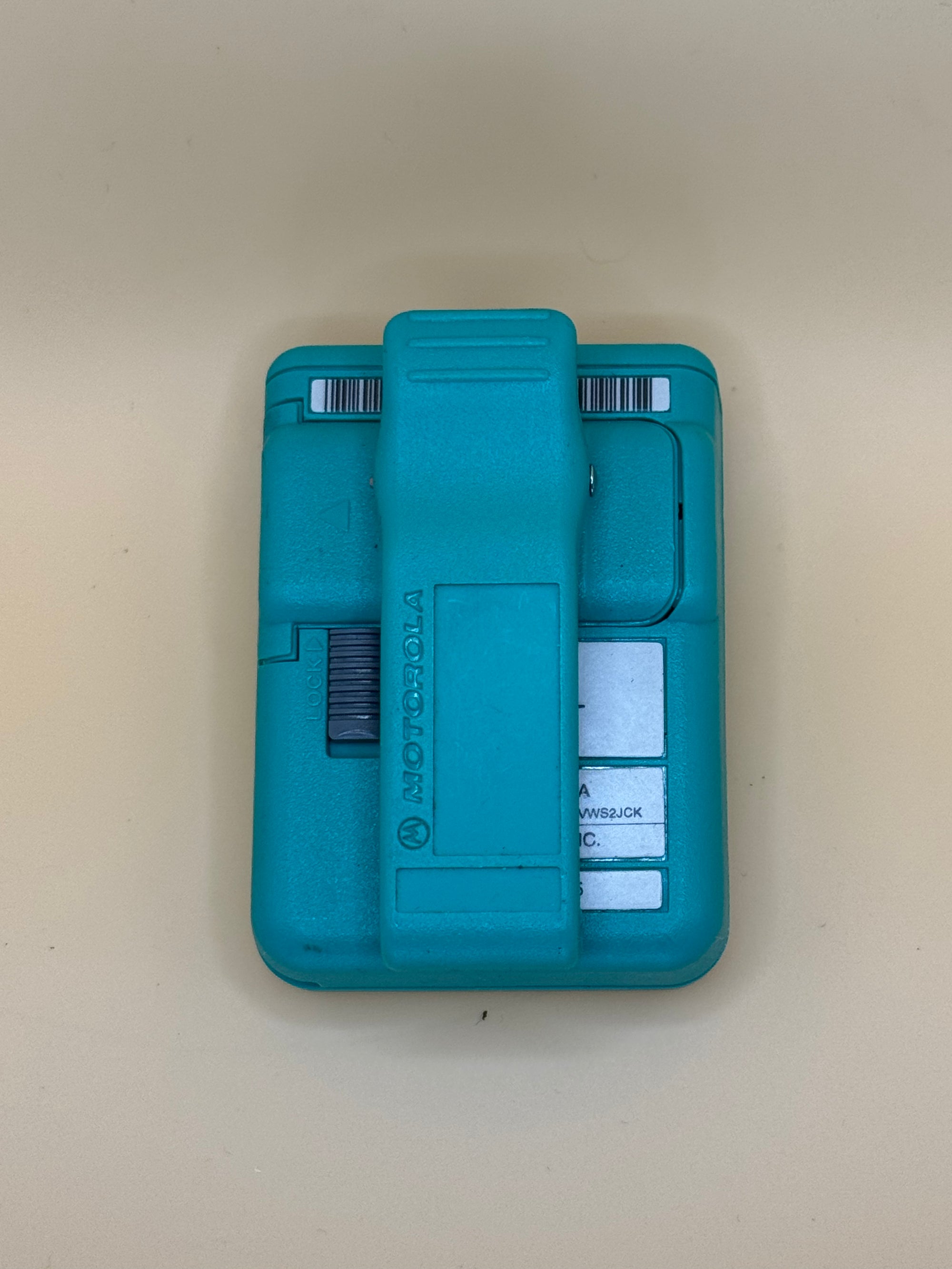 Vintage Motorola Pager: Teal Blue 90’s