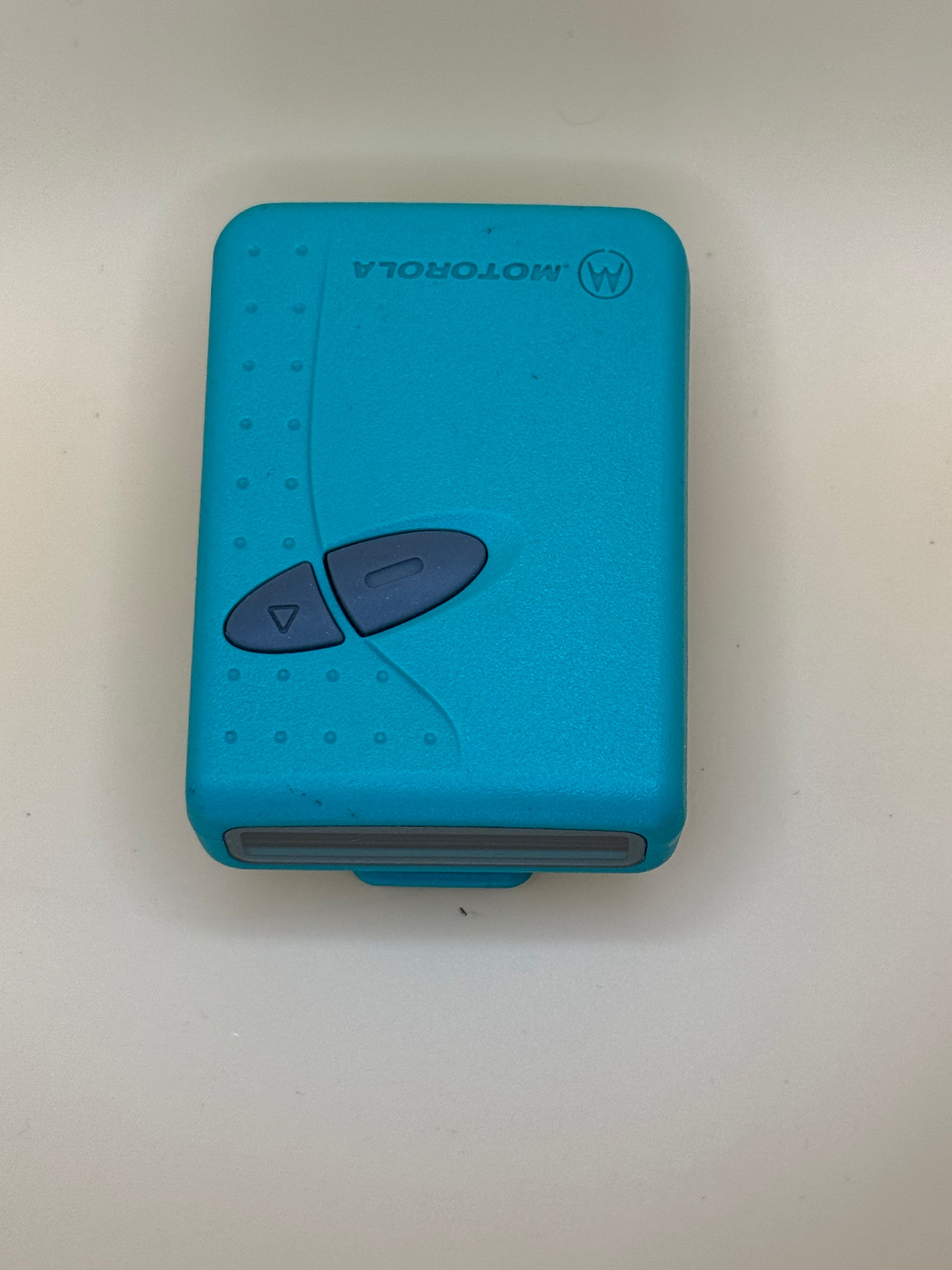 Vintage Motorola Pager: Teal Blue 90’s