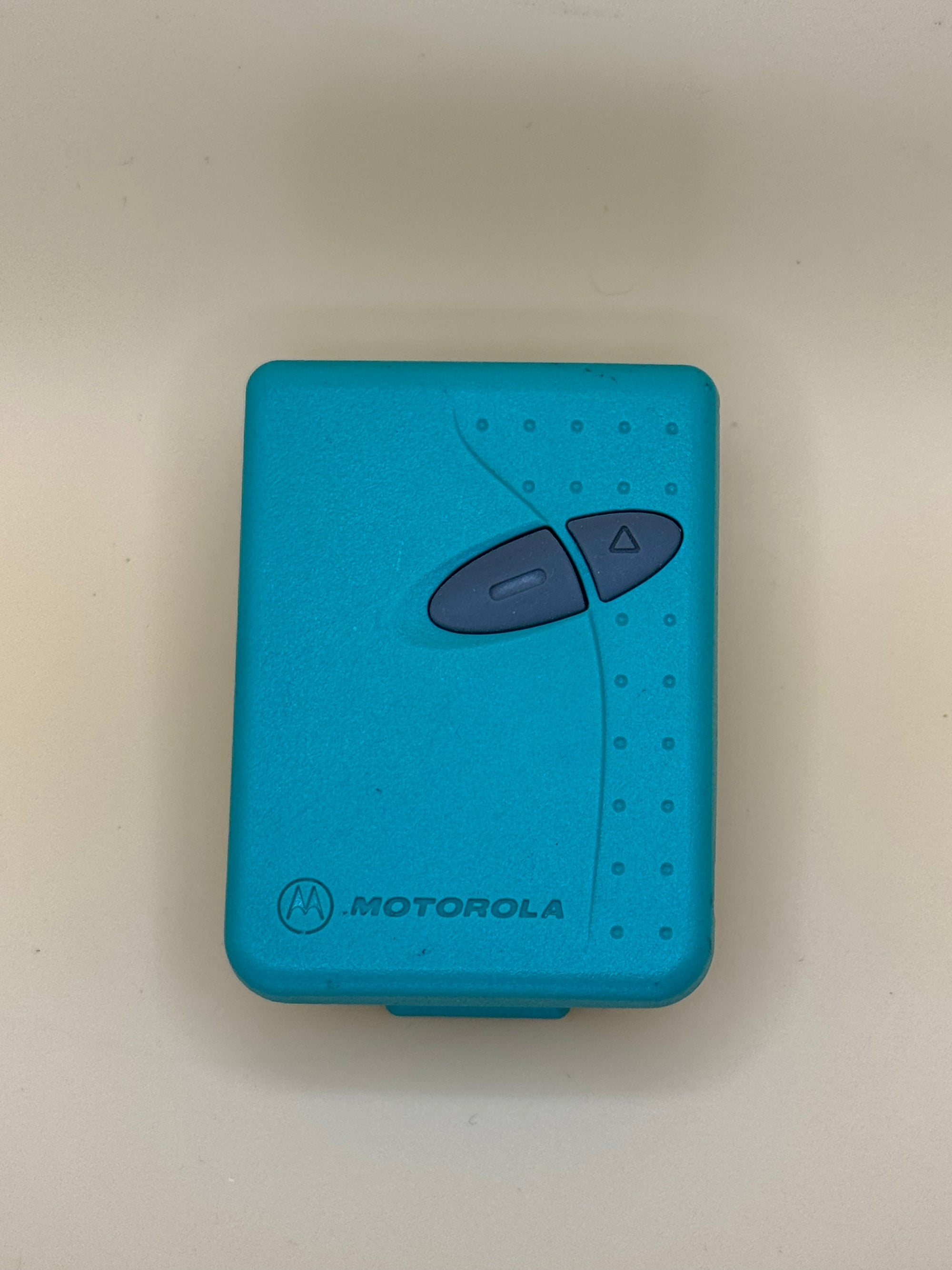 Vintage Motorola Pager: Teal Blue 90’s